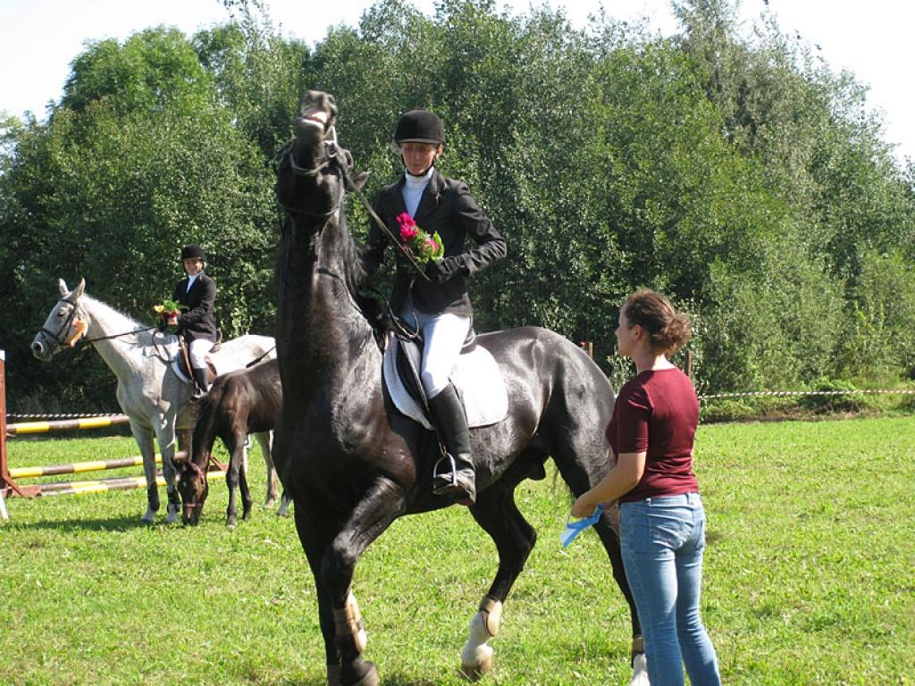 Amatieri sacenšas jāšanas sportā