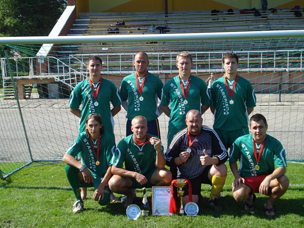 Minifutbols: zelts  - atkal stāmerieniešiem