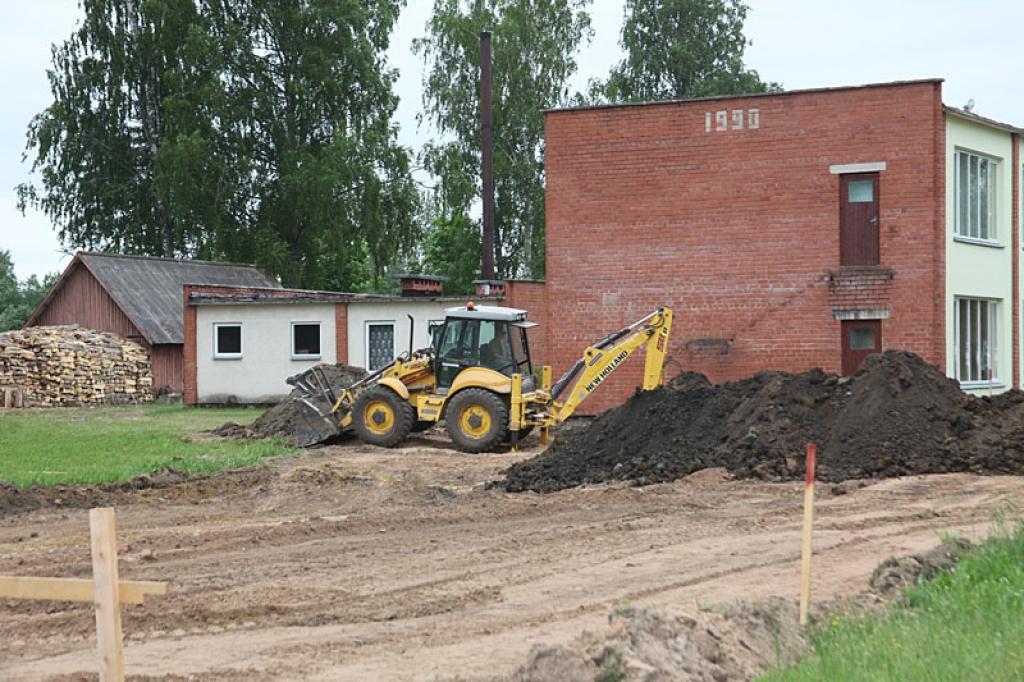 Galgauskā sāk sporta zāles būvniecību