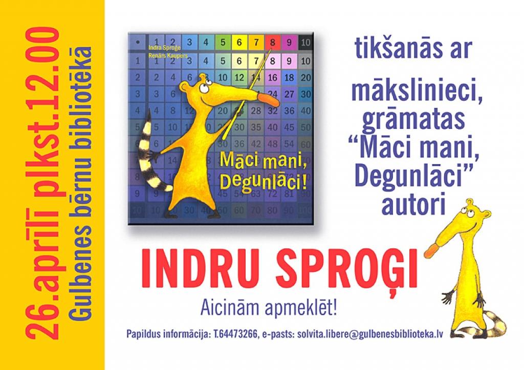 Tikšanās ar mākslinieci bērnu bibliotēkā