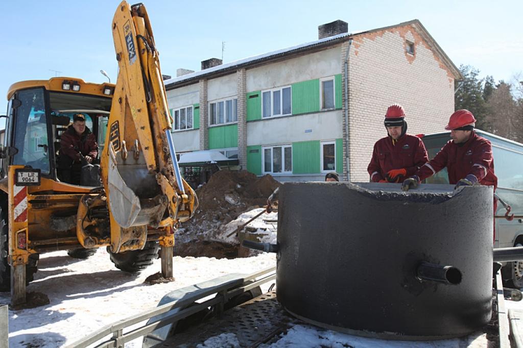 Ūdensvada projekta realizācija Lejasciemā lēnām turpinās