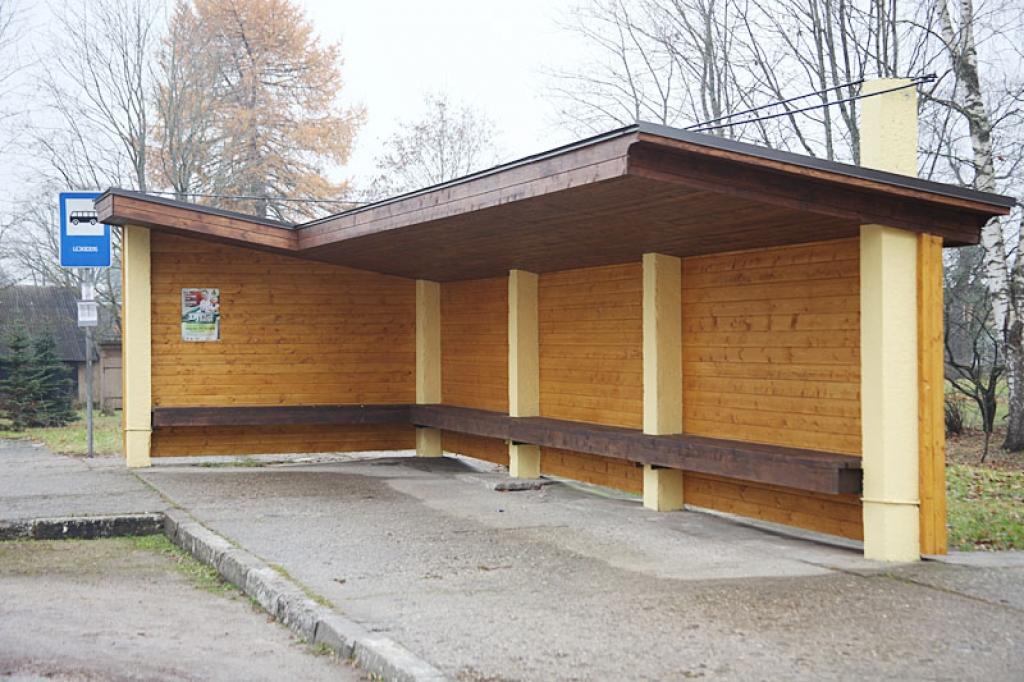 Autobusa pieturvieta ir atjaunota