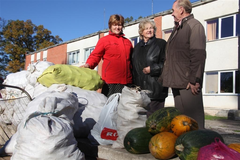 Druvēnieši palīdz gulbeniešiem 
