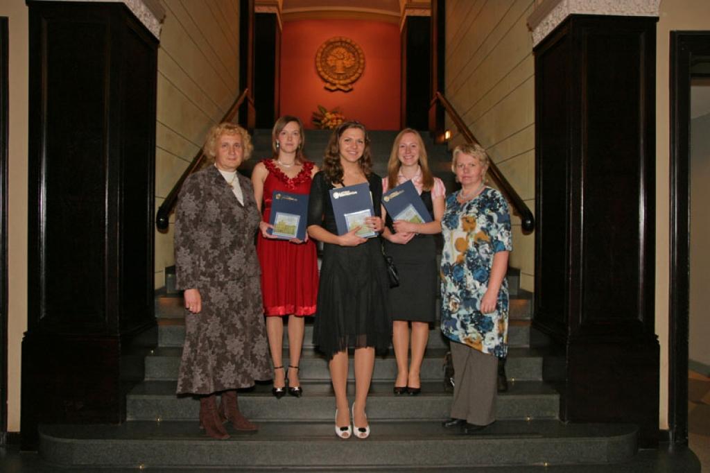 Sumina LU Fonda stipendijas „Ceļamaize 2009” ieguvējus