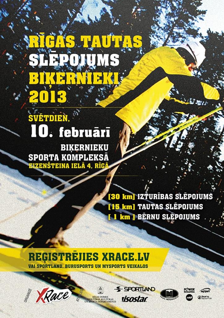 10.februārī - Rīgas Tautas slēpojums "Biķernieki"