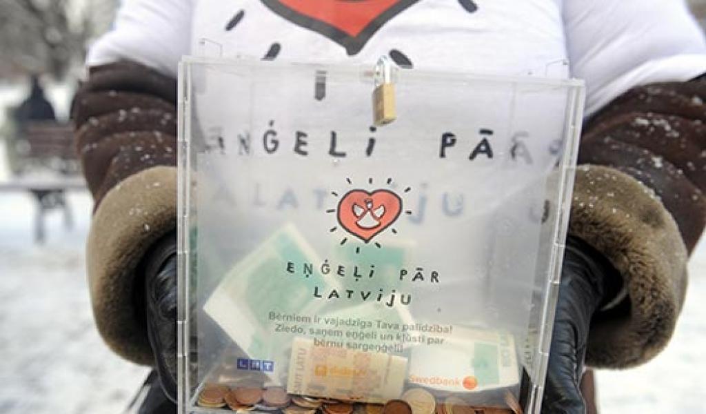 Vidzemē akcijai "Eņģeļi pār Latviju" saziedo gandrīz 15 tūkstošus latu