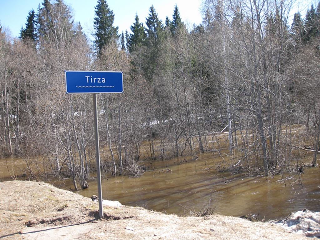 Pārplūdusī Tirzas upe. 21.04.13