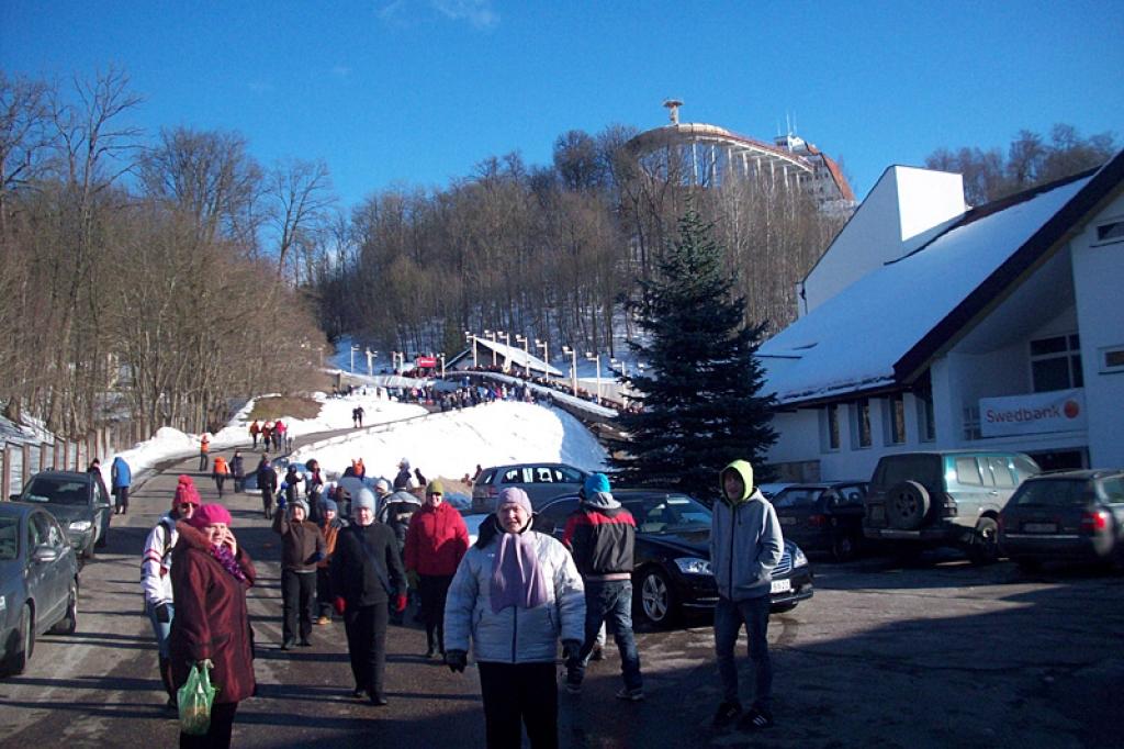 Sarīkojums "Ledus trašu zvaigznes un karaļi Siguldā" bobsleja un kamaniņu trasē. 09.03.13