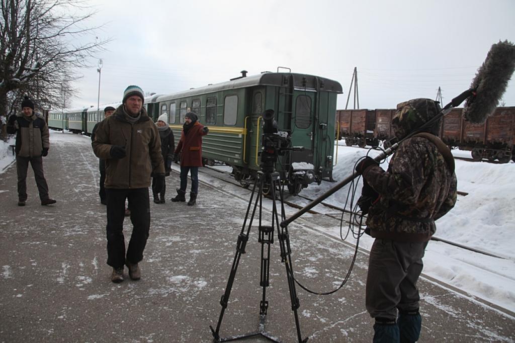 Gulbenē Latvijas jaunatklāšanas raidījums "Te!" interesējas par bānīti. 25.01.13