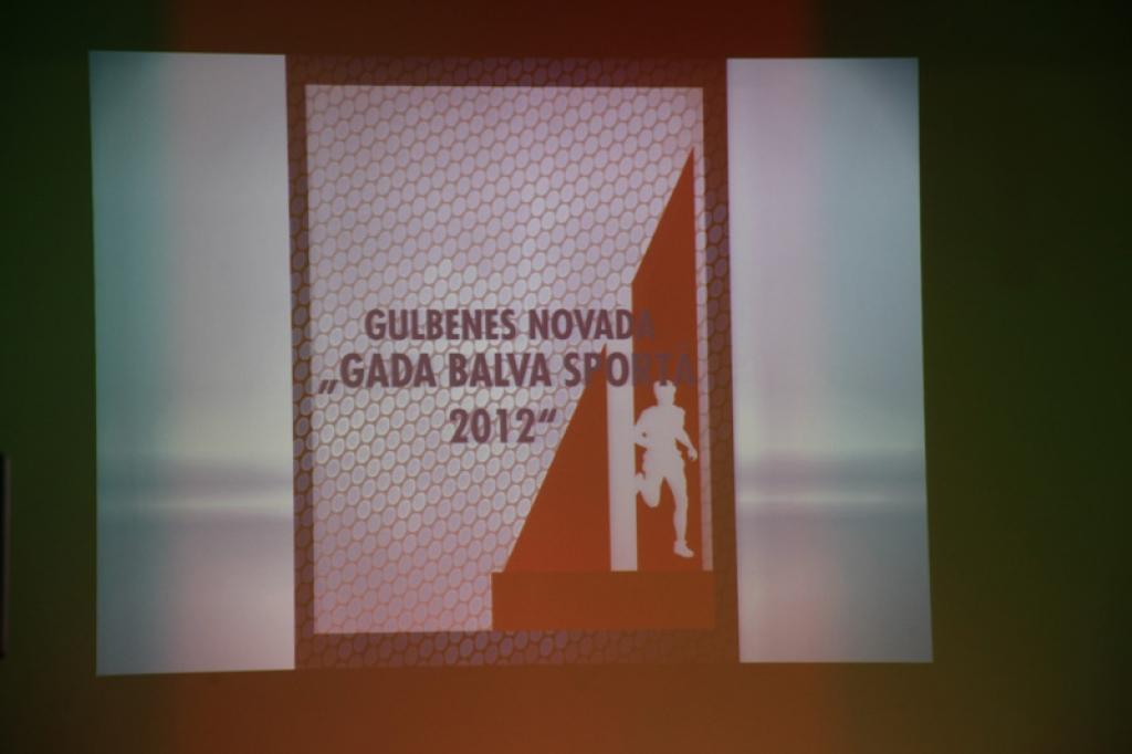 Gulbenes novada "Gada balva sportā 2012". 15.12.12