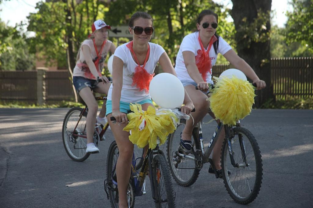 Pilsētas svētki: pozitīva riteņbraukšana „Gulbenes ciskudrillis". 27.07.12