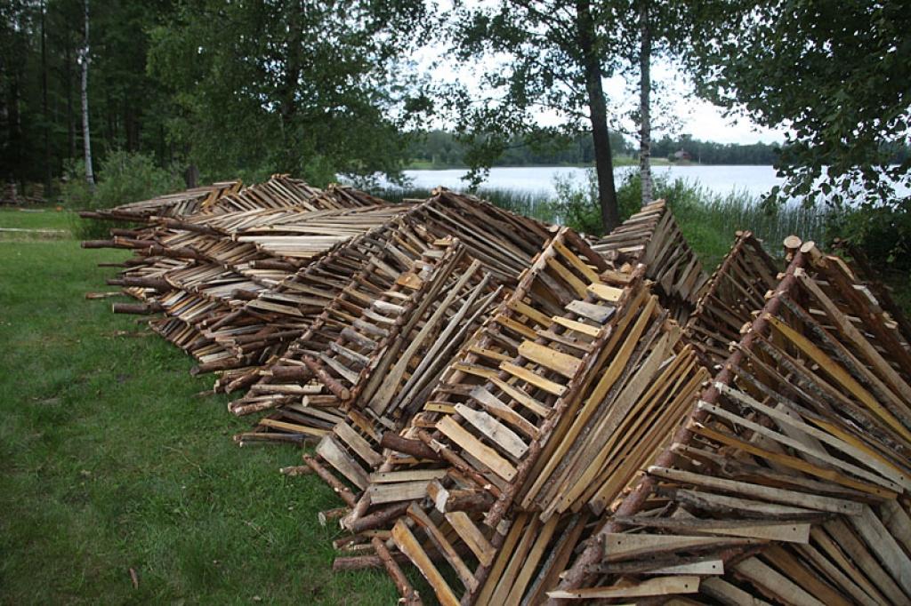 Stāmerienā gatavojas vērienīgam ugunsskulptūru šovam 2.07.12