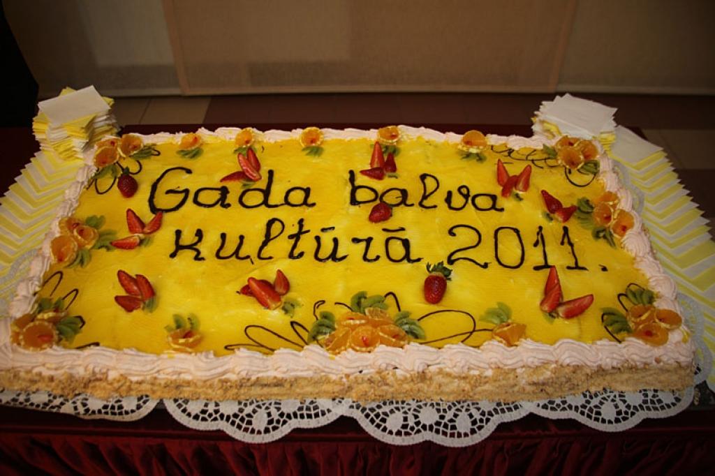 "Gada balva kultūrā 2011" balvu pasniegšanas ceremonija. 17.02.12