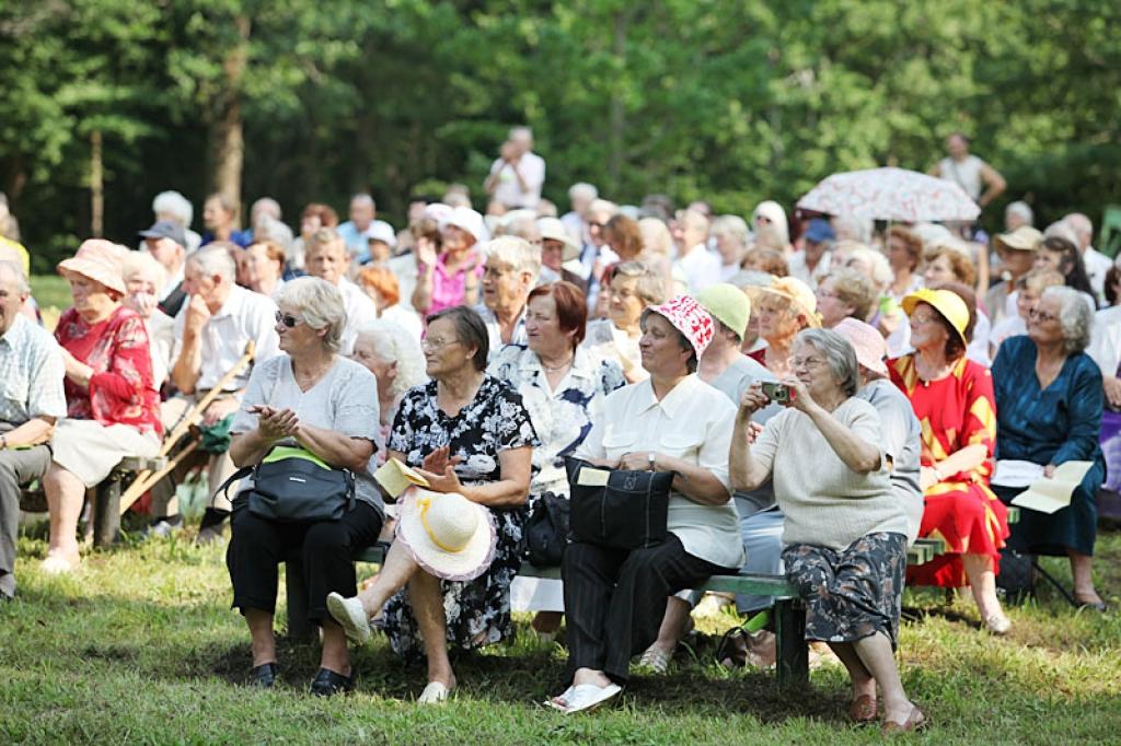 Novada senioru svētki Jaungulbenē. 6.08.10