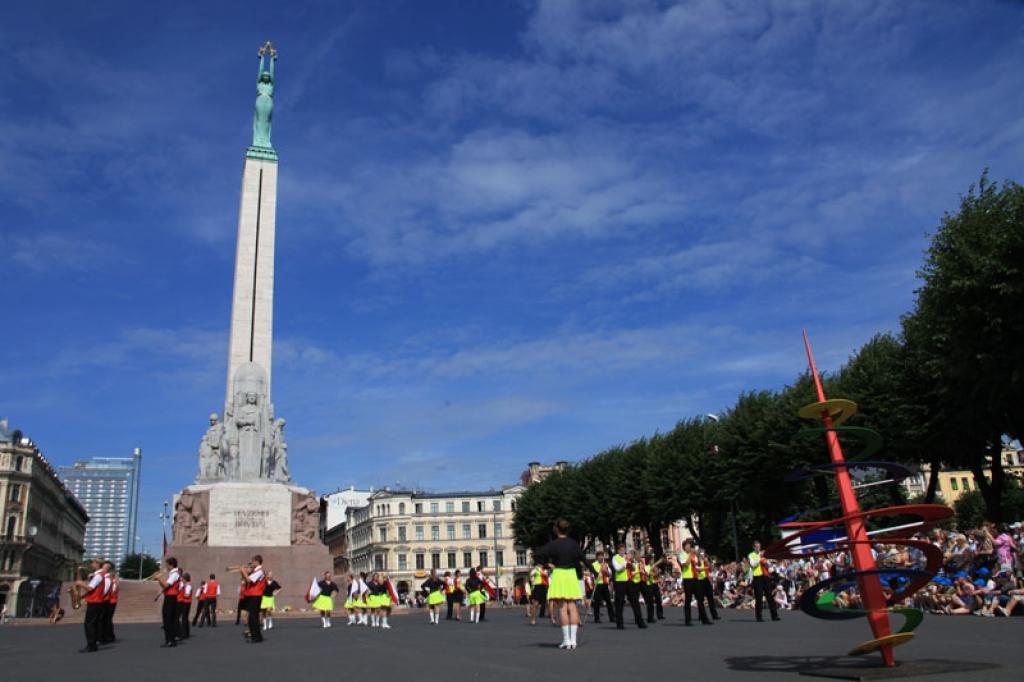 10.Skolu jaunatnes dziesmu un deju svētkos Rīgā. 9.07.10