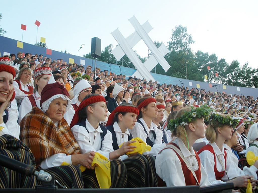 Latgales dziesmu svētkos Daugavpilī, Stropu estrādē. 5.06.10