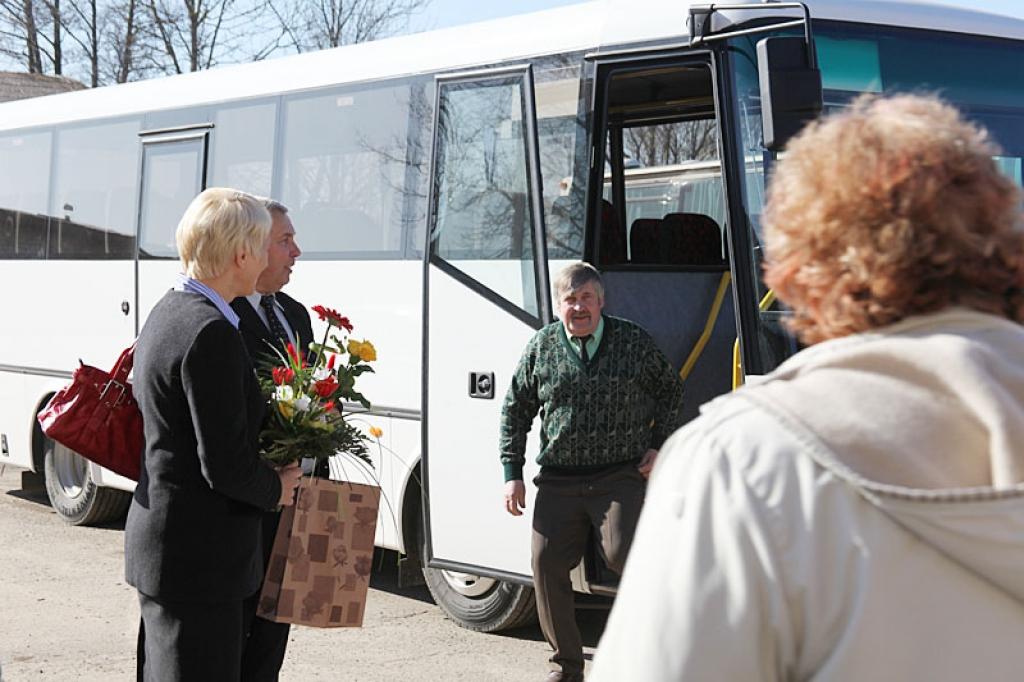 Novada maršrutos dodas jauns autobuss. 25.04.10