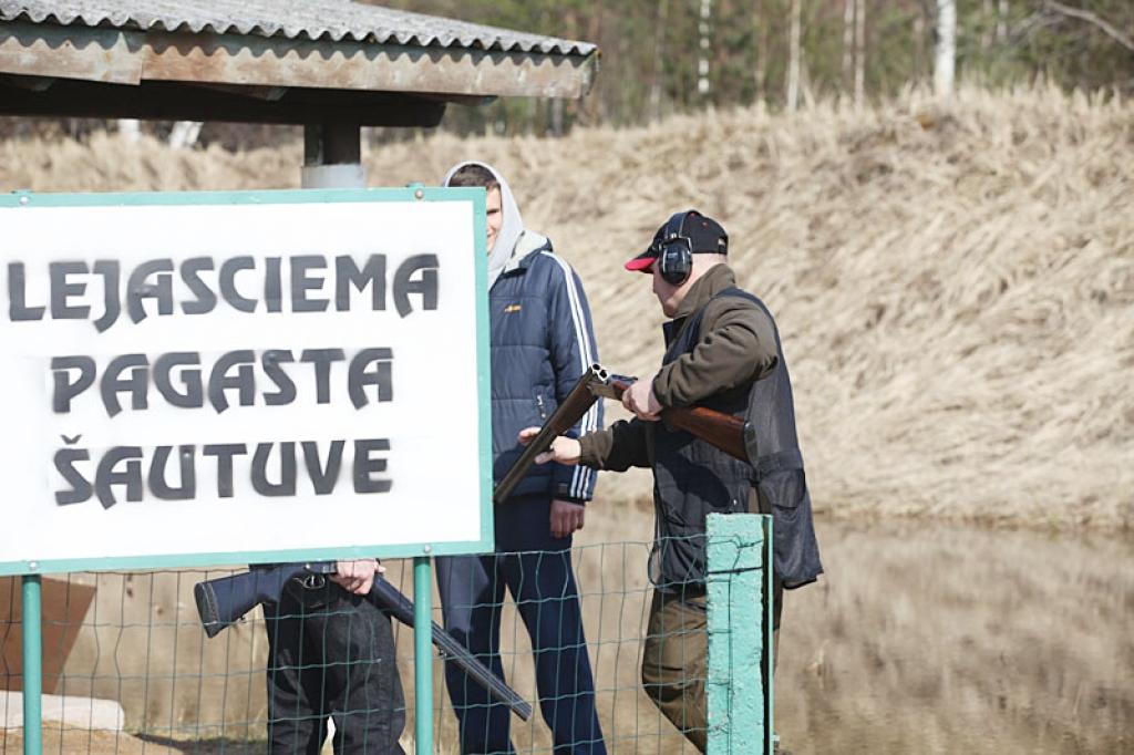 Lejasciems. Šaušanas sacensības medniekiem. 10.04.10