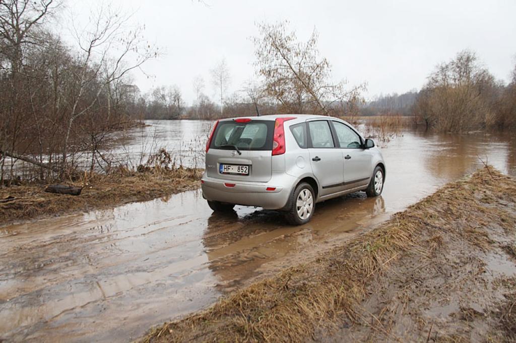 Gauja, Pededze, Tirza un Melnupe palu laikā.