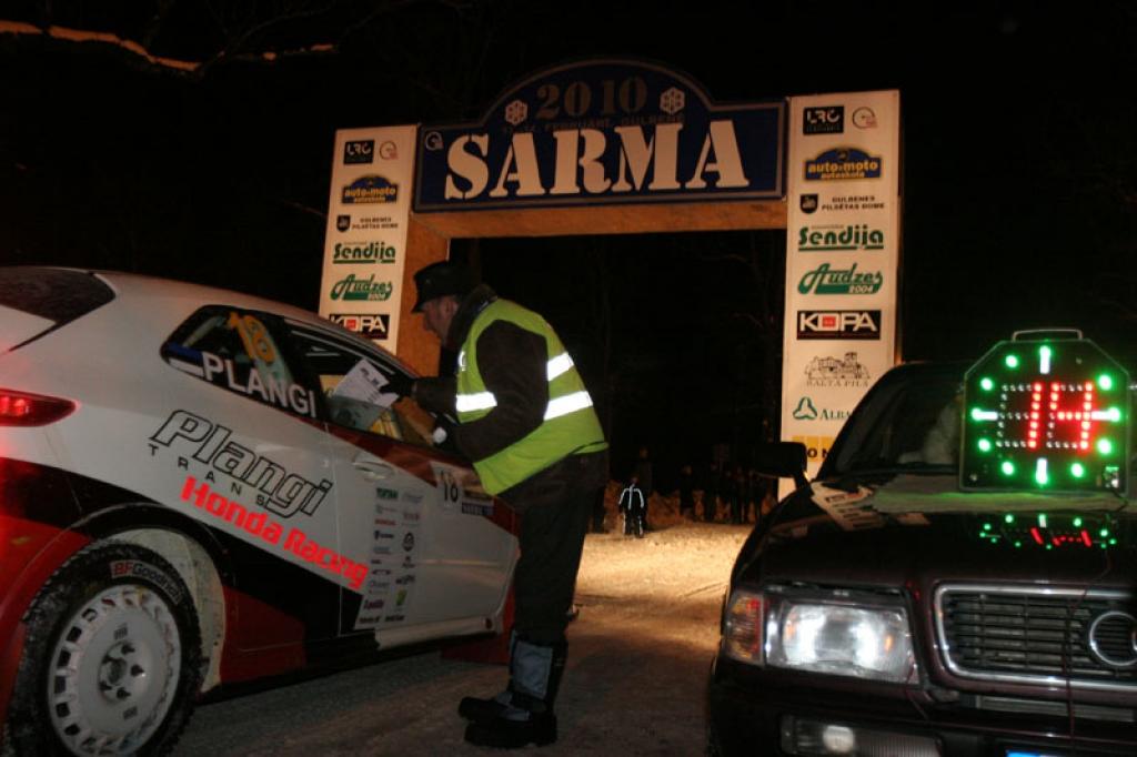 Latvijas rallija čempionāta otrais posms „Sarma 2010” (papildināts). 13., 14.02.10