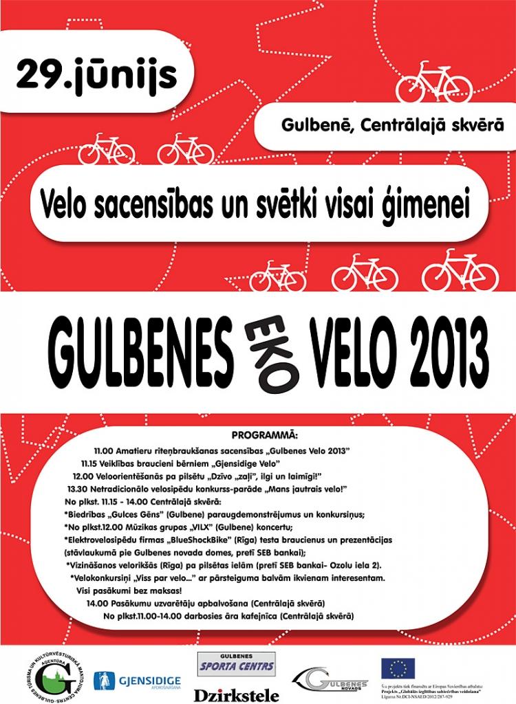 Velosacensības un svētki visai ģimenei "Ģimenes eko velo 2013" NOLIKUMI (papildināts)