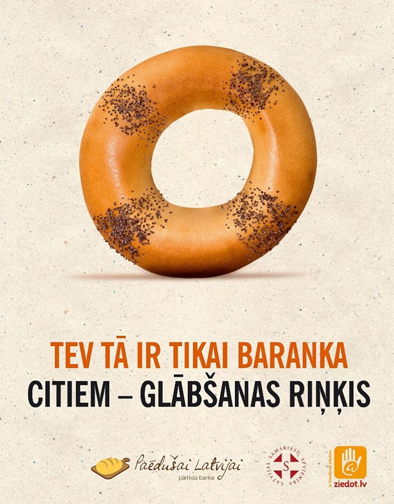 Gulbenieši aktīvi ziedo projektam „Paēdušai Latvijai”