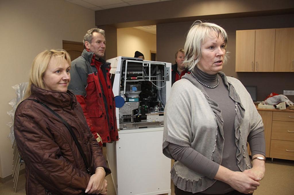 Pilsētas centrā atver laboratoriju