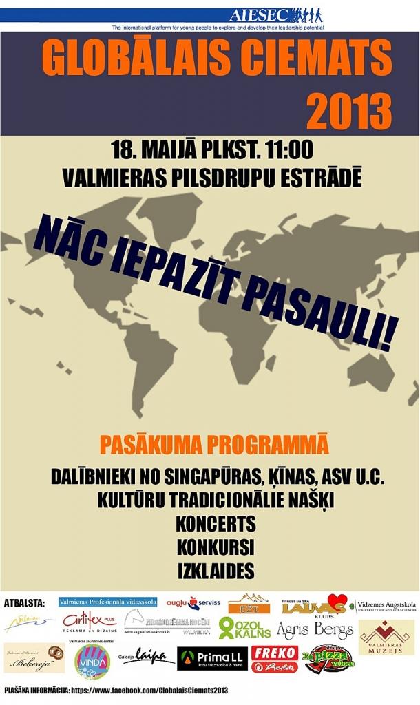 Apceļo pasauli Valmierā