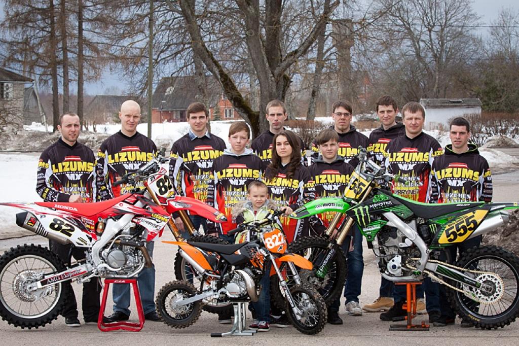 Lizuma motokrosa komanda uzsāk jauno sezonu