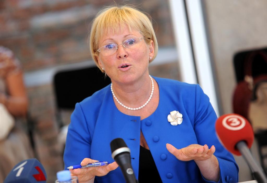 Jaunzeme-Grende aicina nejaukt politiku ar kultūru; pēc vēlēšanām ministres amatu sola neieņemt