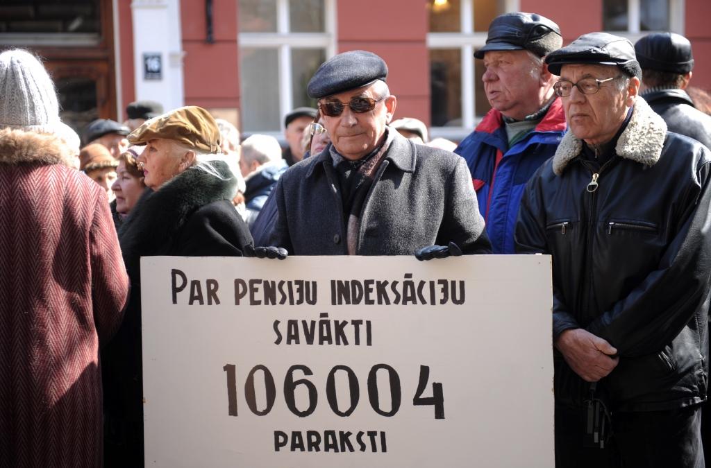 Notiks pensionāru mītiņš par taisnīgu pensiju indeksāciju