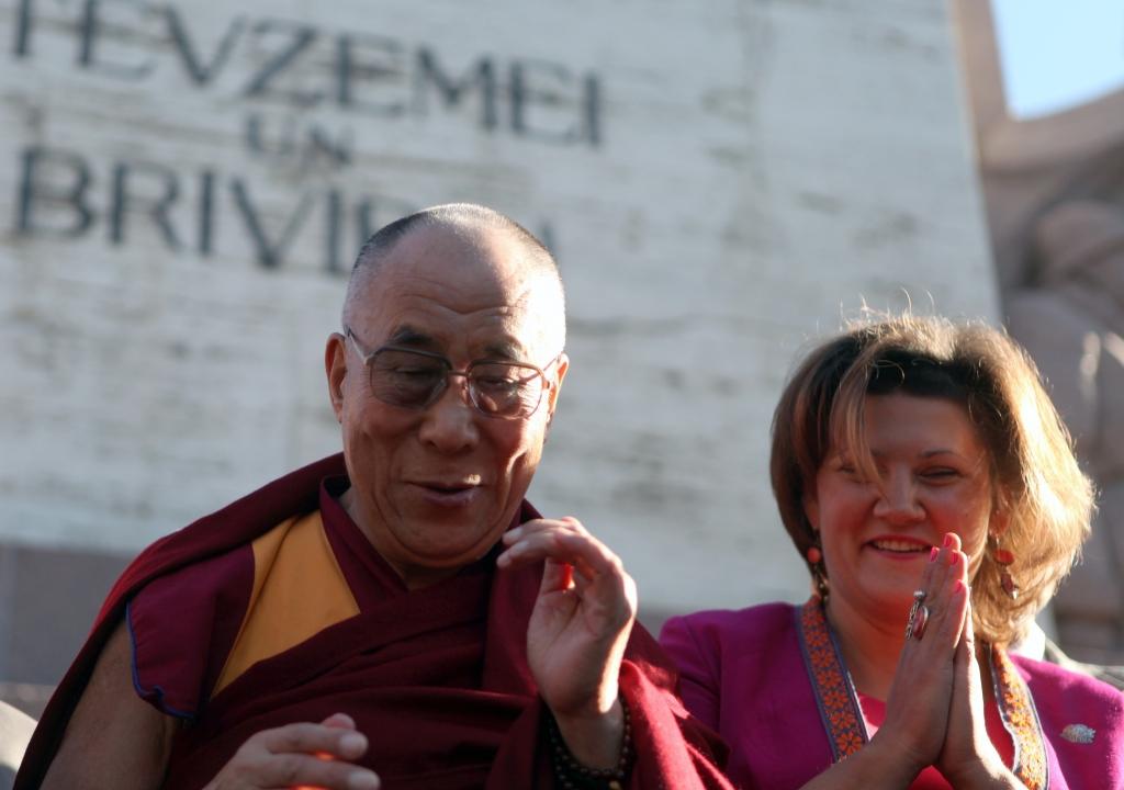 (ar FOTO) Dalailama: Mana vizīte nav politiska