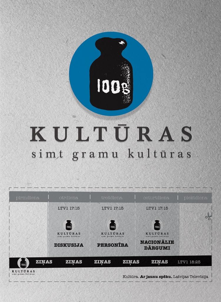 100g kultūras atgriežas ar diskusiju par LNO un piemiņas raidījumu Aleksejam Avečkinam