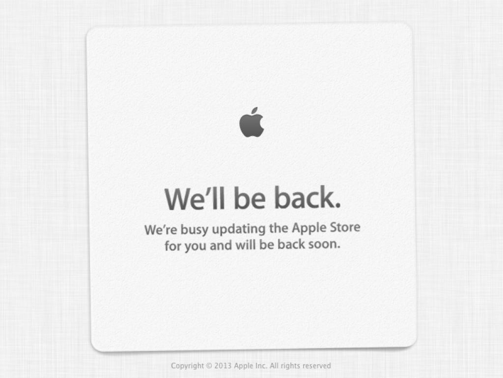Neilgi pirms iPhone 5s pārdošanas sākšanas nedienas Apple Store lapā