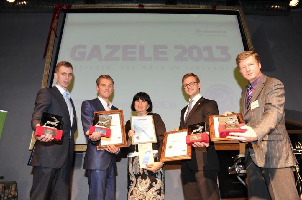 Apbalvoti straujāk augošie uzņēmumi jeb Gazeles