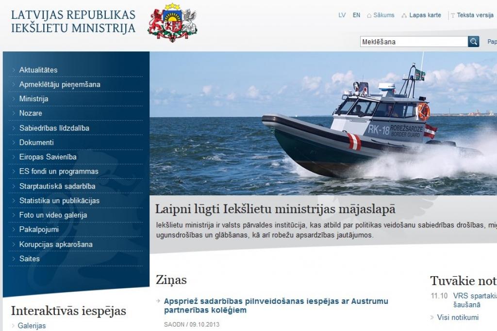 Ministriju mājaslapu izmaksās lielas svārstības - no diviem līdz 48 tūkstošiem