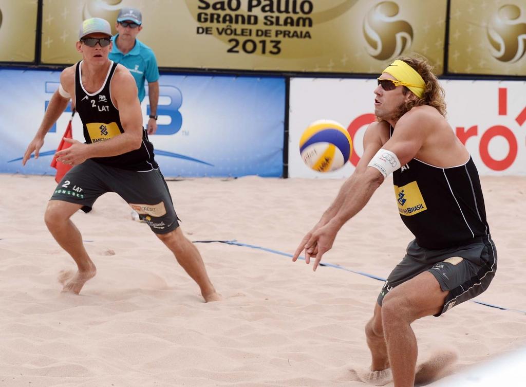 Samoilovs/Šmēdiņš neiekļūst Sanpaulu Grand Slam finālā