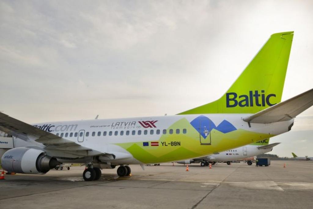 airBaltic atklāj jauna dizaina lidmašīnu par godu Ziemas Olimpiskajām spēlēm