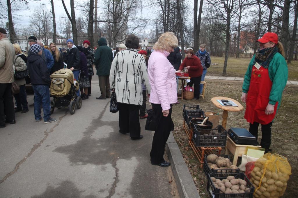 Arī ziemā vēlas  Zaļo tirdziņu