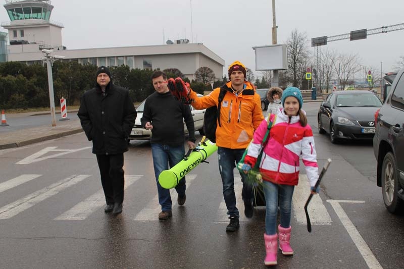 Foto: Jānis Paipals atgriežas no Sočiem