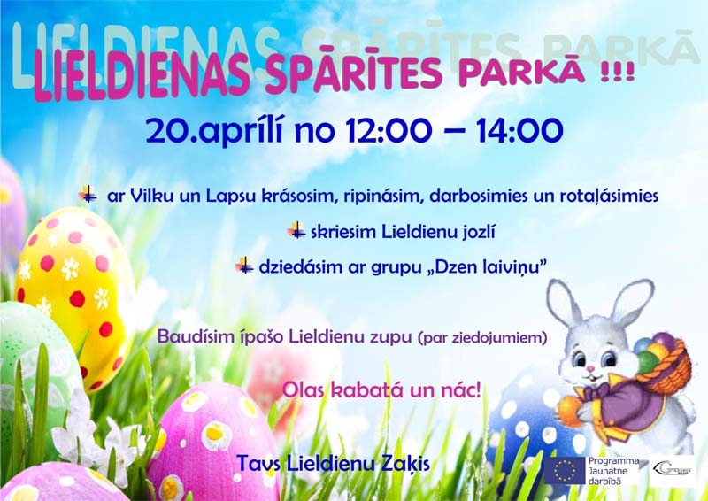 Lieldienas Spārītes parkā