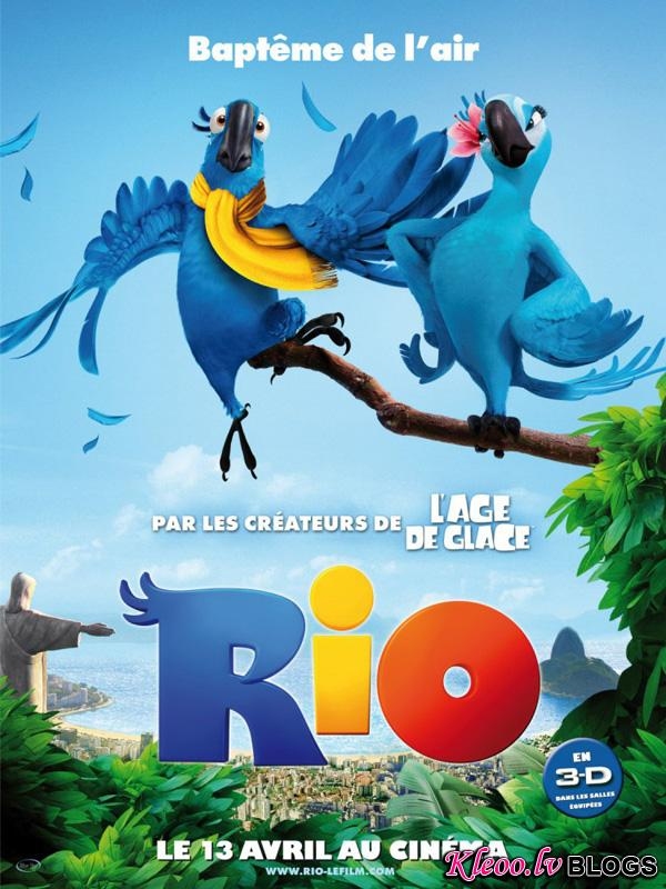 Atpūtas un izklaides klubā "Cita opera" Alūksnē - multfilma bērniem "RIO"