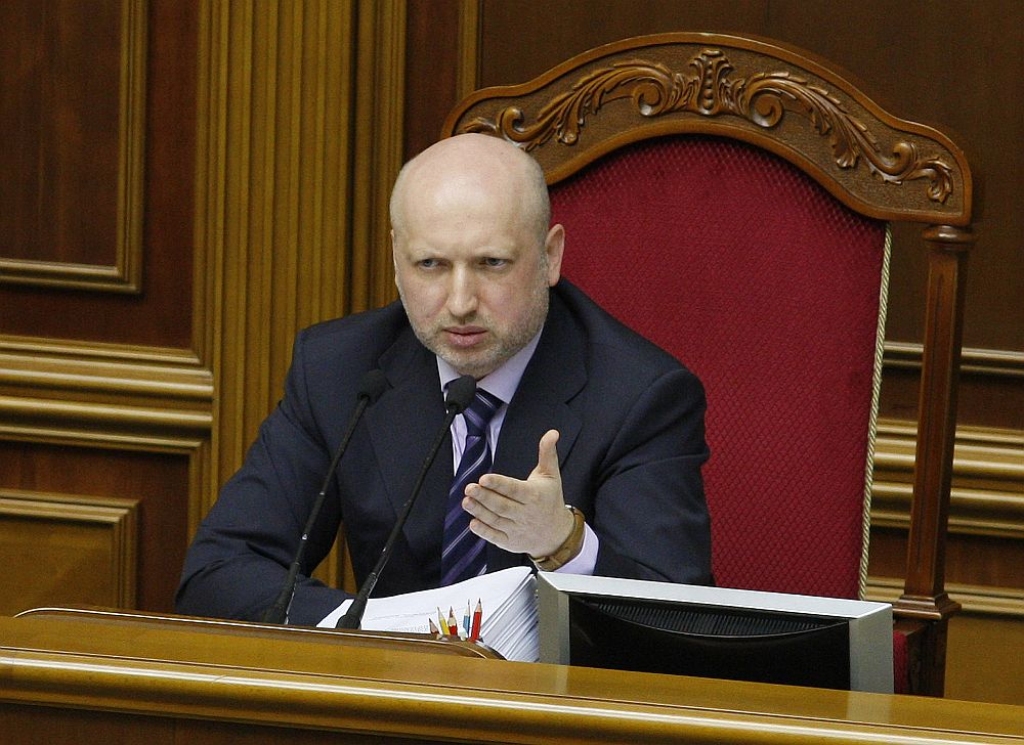 Pēc notikumiem Ukrainas austrumos Turčinovs sola sākt «pretterorisma operāciju»
