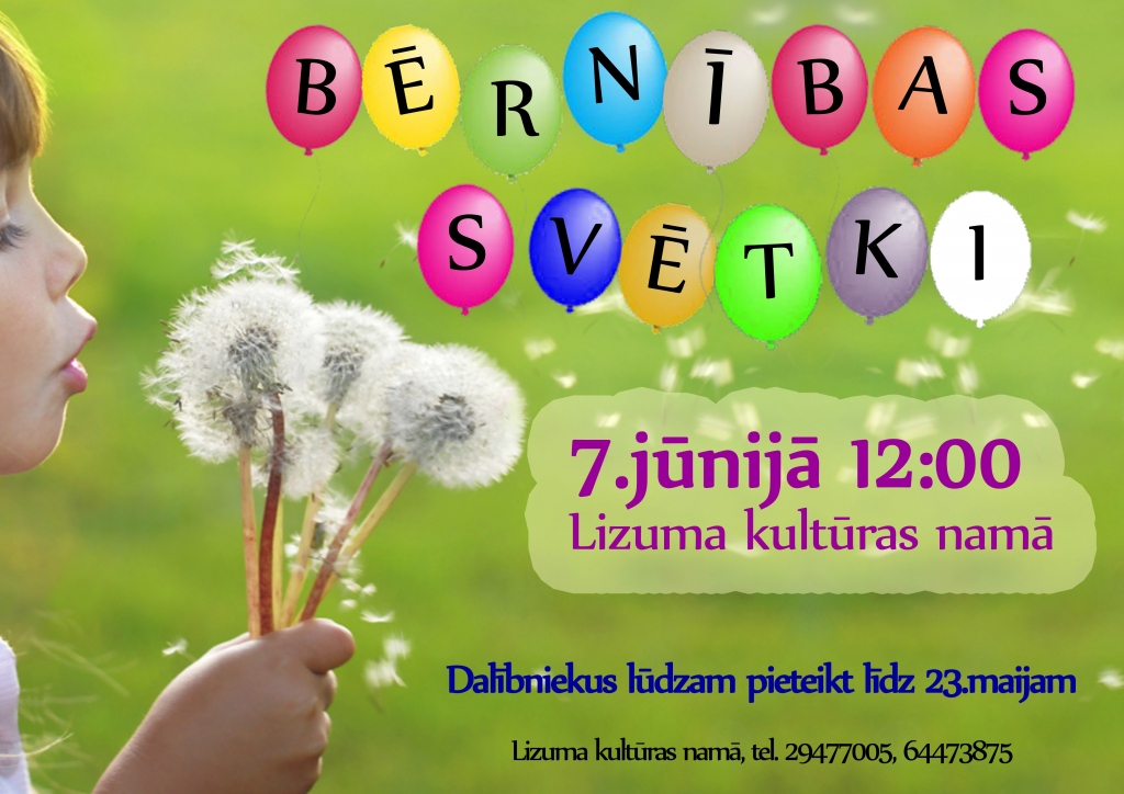 Lizuma kultūras namā - Bērnības svētki