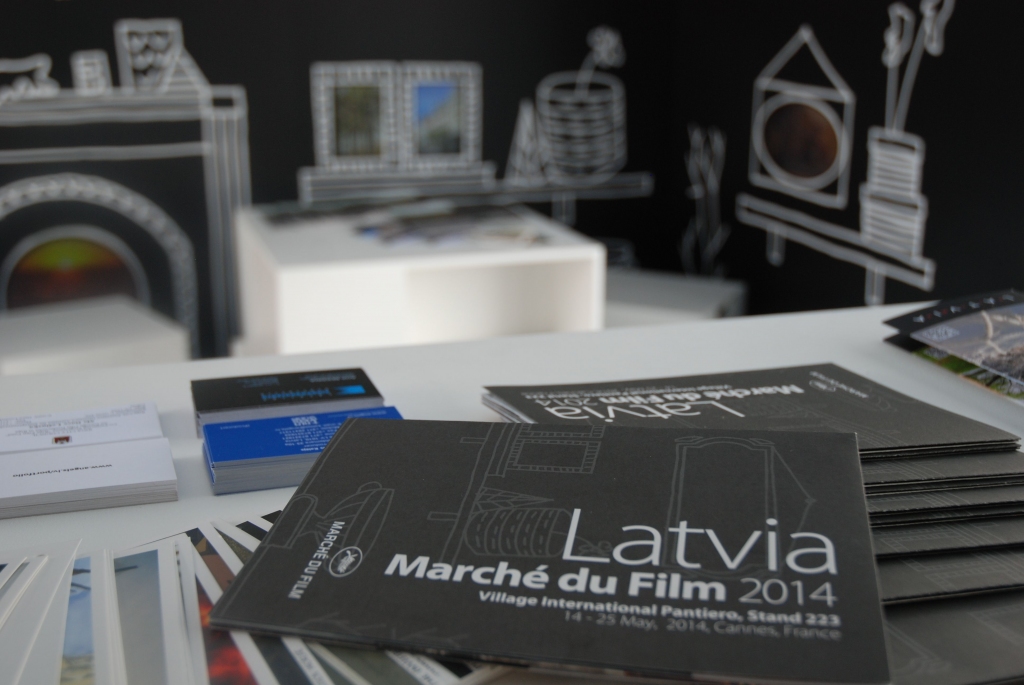 Latvijas paviljona dizains piesaista uzmanību Kannu filmu tirgū