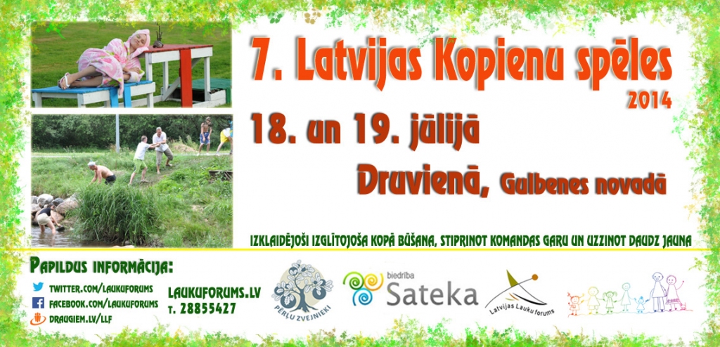 Notiks 7. Latvijas Lauku kopienu spēles
