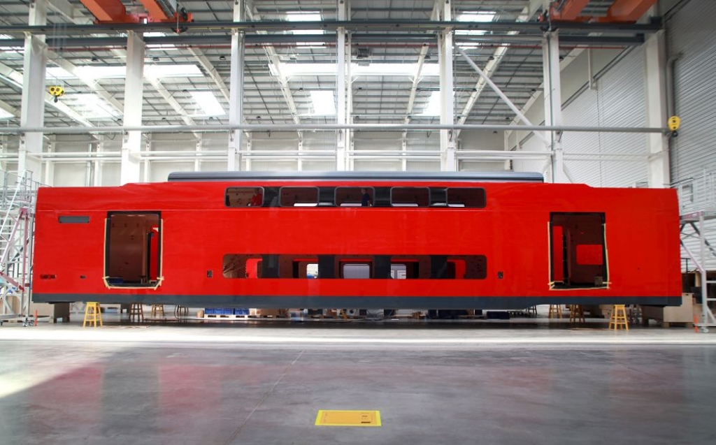Papildināta galerija - Stadler Minsk piegādās divstāvu vilcienus Maskavai