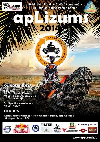Lizumā - enduro sacensības "apLizums 2014"