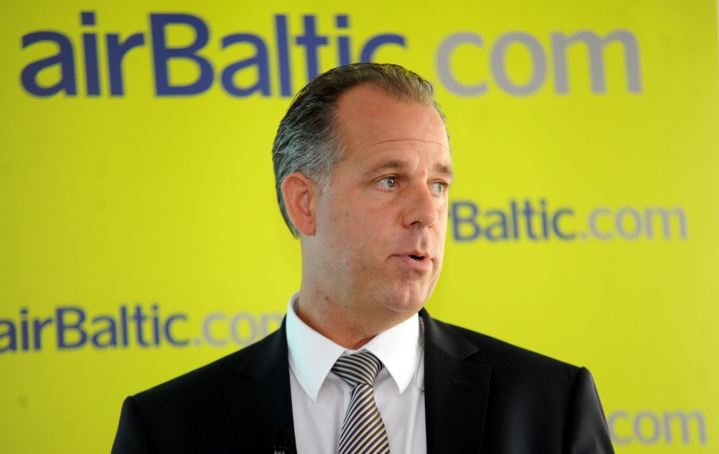 Gauss neplāno atstāt airBaltic izpilddirektora krēslu