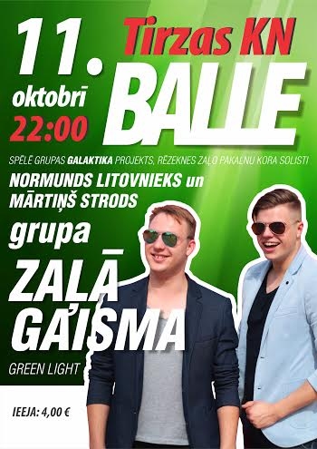 Tirzas kultūras namā - balle ar grupas "Galaktika" projektu "Zaļā gaisma"